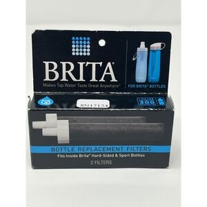 Brita Water Bottle Replacement Filters 2 Pack Model BB06 for Sport Hard-Sided